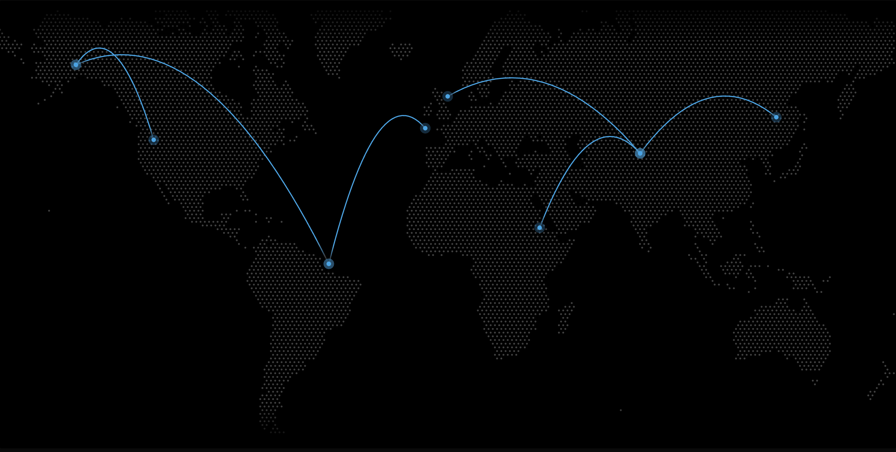 World map indicating timezone location