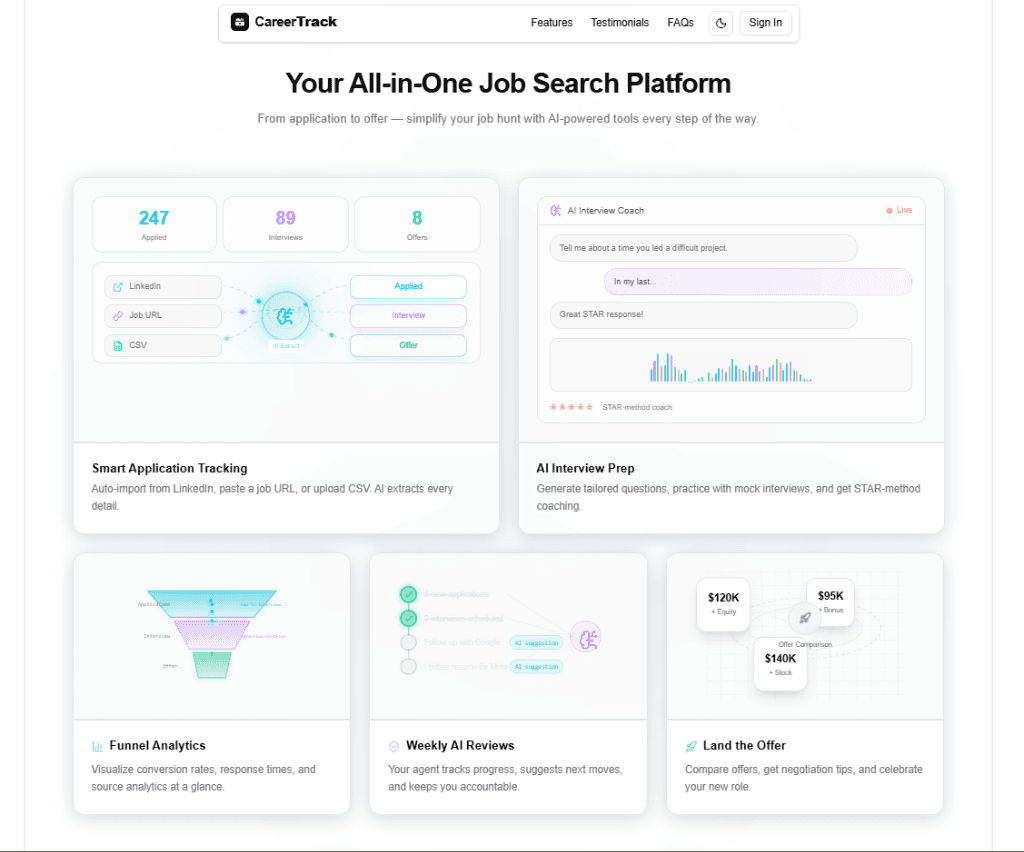 All-in-One Job Search Platform โ Feature Architecture